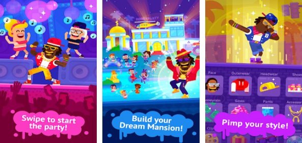 Gameplay screenshot from partymasters fun idle game for Android