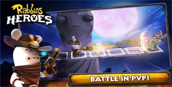 Gameplay screenshot from rabbids heroes for Android