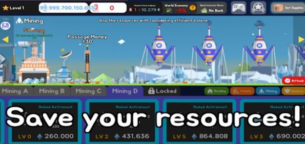 Gameplay screenshot from raising your stars new world for Android