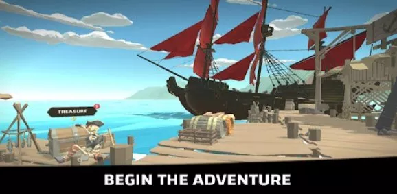 Gameplay screenshot from pirate world ocean break for Android