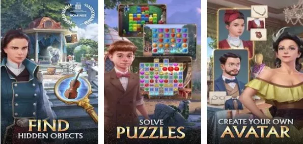 Gameplay screenshot from ravenhill hidden mystery for Android