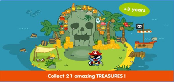 Gameplay screenshot from pango pirate for Android