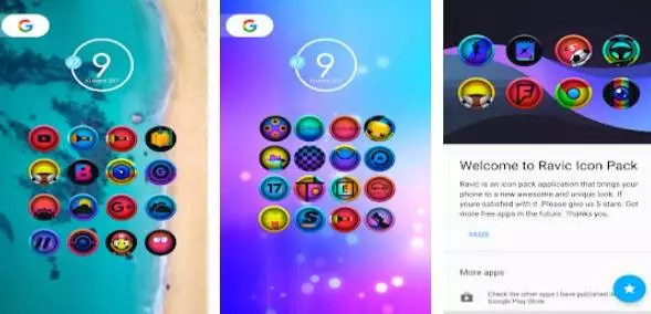 Gameplay screenshot from ravic icon pack for Android