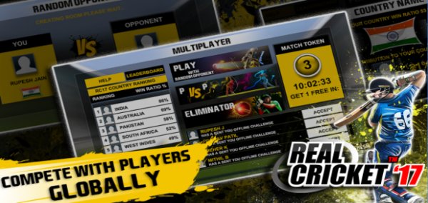 Gameplay screenshot from real cricket 17 for Android