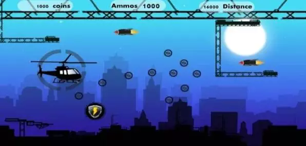 Gameplay screenshot from reckless rider helicopter holi sale for Android
