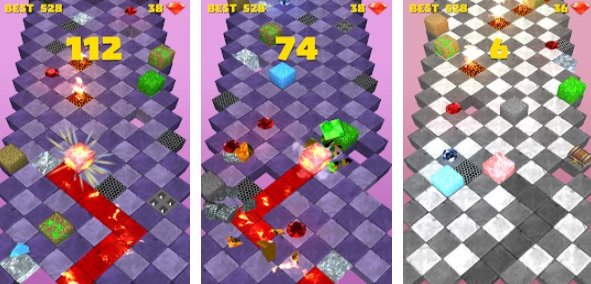 Gameplay screenshot from roll adventure for Android