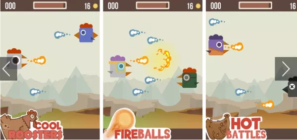 Gameplay screenshot from rooster rumble for Android