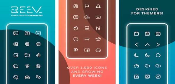 Gameplay screenshot from reev pro icon pack for Android