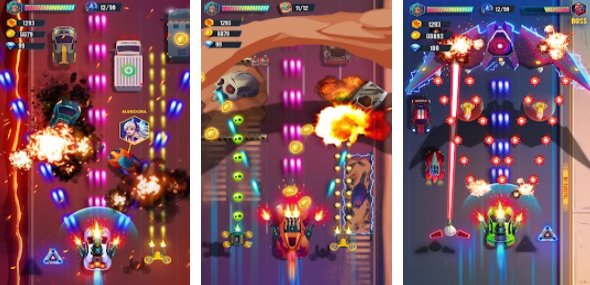 Gameplay screenshot from road rampage racing and shooting to revenge for Android