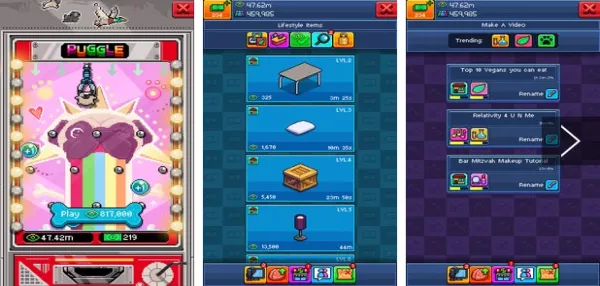 Gameplay screenshot from pewdiepie s tuber simulator for Android