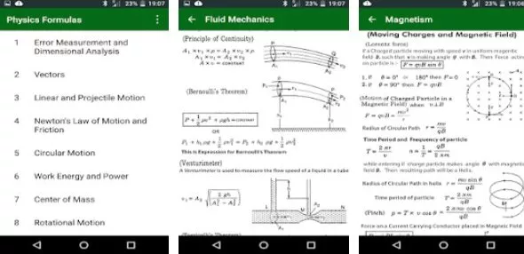 Gameplay screenshot from physics formula for Android