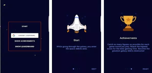 Gameplay screenshot from polygon crasher for Android