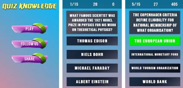 quiz knowledge 2019 english