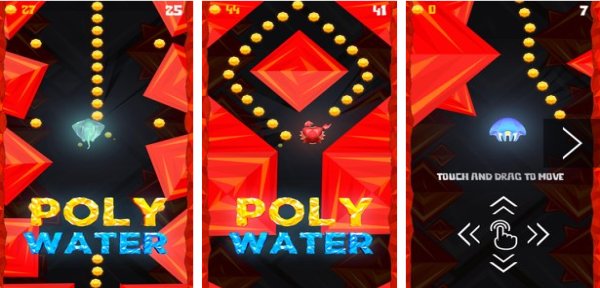 Gameplay screenshot from poly water for Android