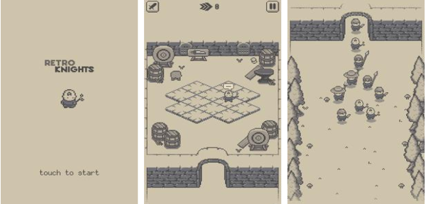 retro knights 2048