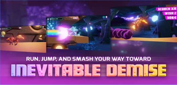 Gameplay screenshot from robot unicorn attack 3 for Android