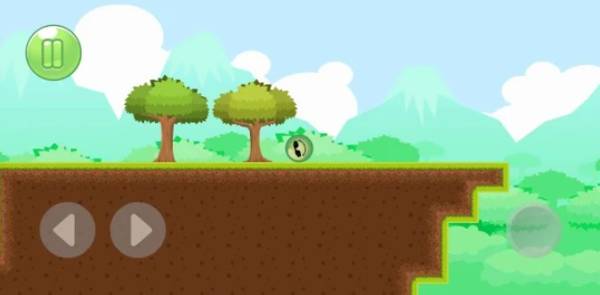 Gameplay screenshot from roll and jump for Android