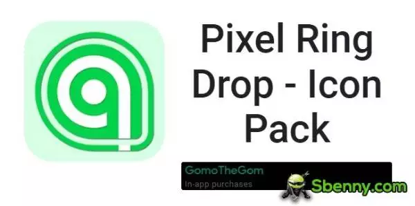 pixel ring drop icon pack