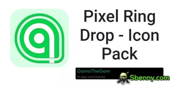 pixel ring drop icon pack