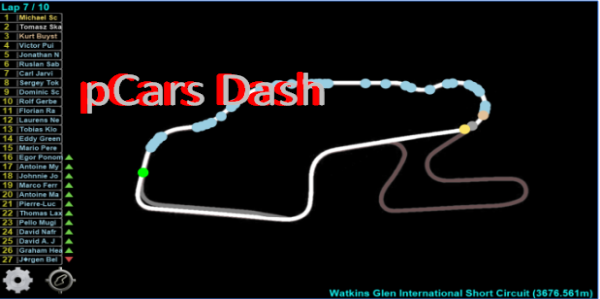 pcars dash