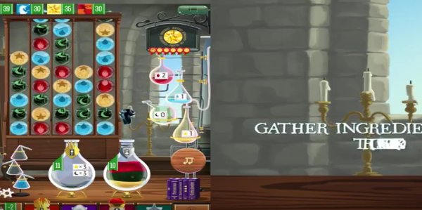 Gameplay screenshot from potion explosion for Android
