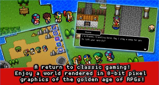 Gameplay screenshot from premium rpg dragon sinker for Android
