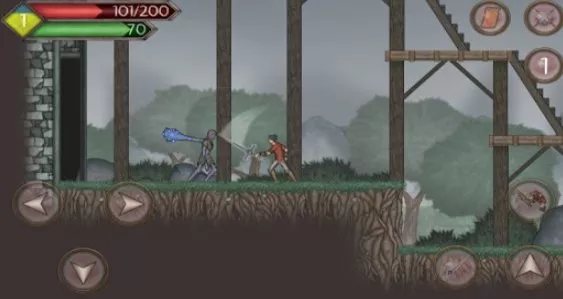 Gameplay screenshot from runic curse for Android