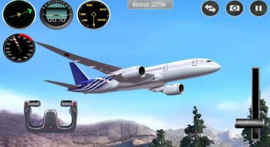 Gameplay screenshot from plane simulator 3d for Android