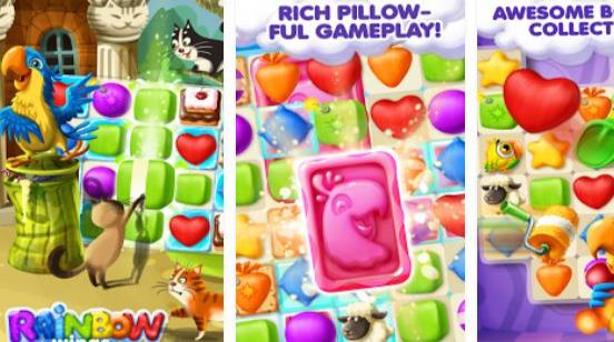 Gameplay screenshot from rainbow wings for Android