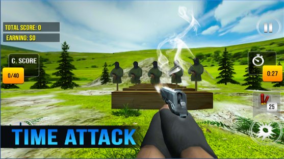 Gameplay screenshot from real shooting 3d 2016 for Android