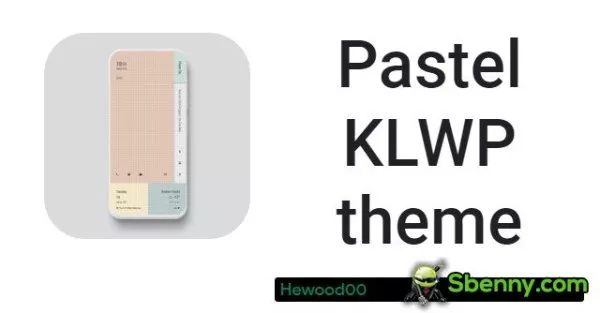 pastel klwp theme
