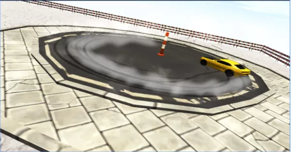 Gameplay screenshot from racing camaro drift speed car extreme for Android