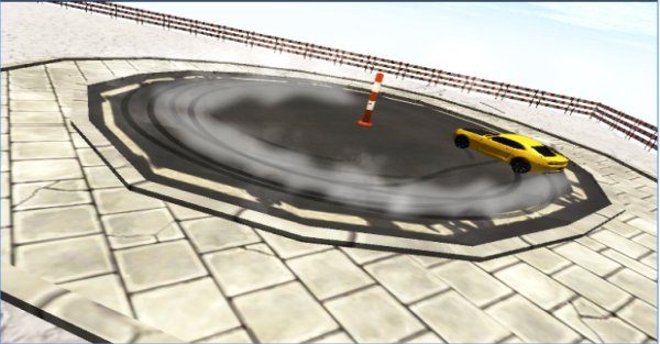 Gameplay screenshot from racing camaro drift speed car extreme for Android