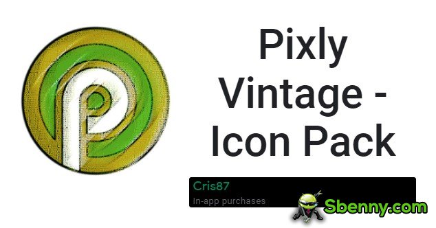 paquete de iconos vintage pixly