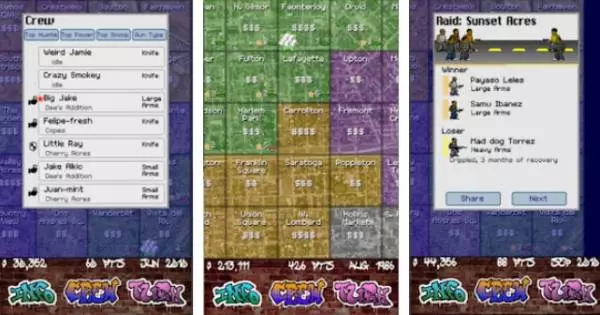 Gameplay screenshot from respect money power 2 advanced gang simulation for Android