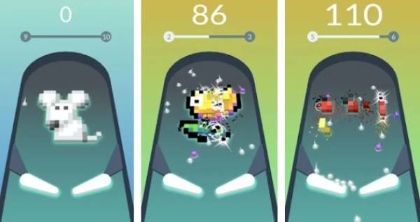 Gameplay screenshot from pixball break for Android