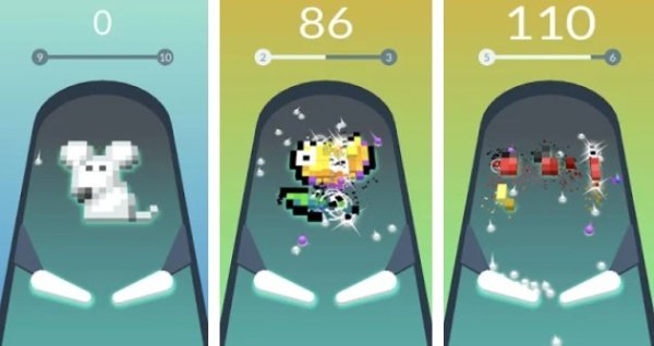 Gameplay screenshot from pixball break for Android