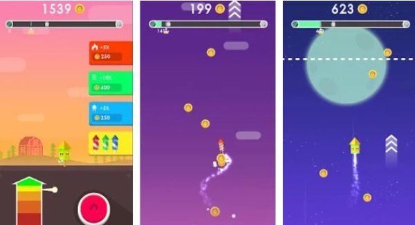 Gameplay screenshot from rocket star dx for Android