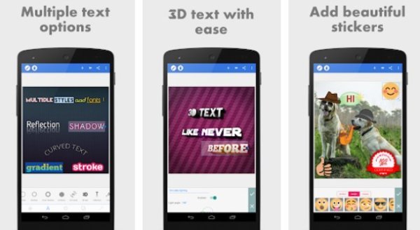 Gameplay screenshot from pixellab text on pictures for Android