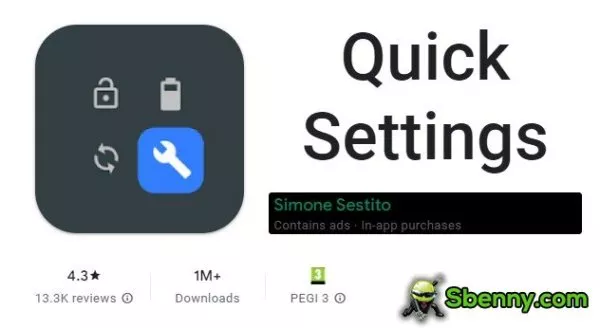 quick settings