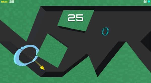 Gameplay screenshot from paper dash for Android