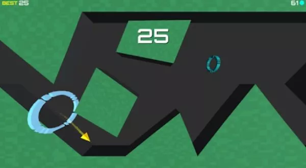 Gameplay screenshot from paper dash for Android