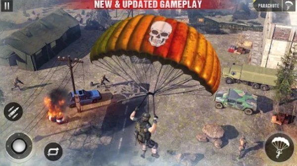 Gameplay screenshot from real commando secret mission free shooting games for Android