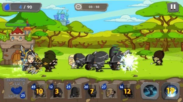 Gameplay screenshot from royal defense king for Android