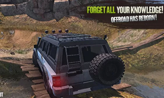 Gameplay screenshot from revolution offroad spin simulation for Android