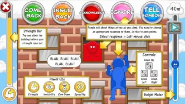 Gameplay screenshot from rise above it for Android