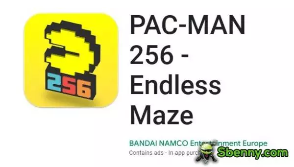 pac man 256 endless maze