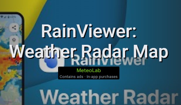 מפת רדאר מזג האוויר rainviewer