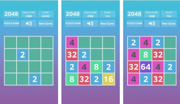 2048 puzzelspel MOD APK Android