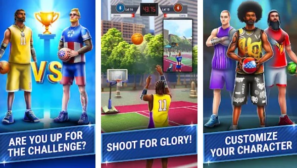 3pt contest basketball games MOD APK Android